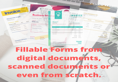 Create Fillable PDF Form/ Edit/ Conversion