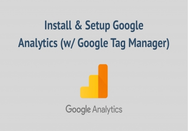 I will setup google analytics with tag manager for your website