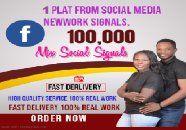 Provide 100,000 Facebook Social Signals SEO manually HQ Service SEO PBN Backlinks Boost Bookmarks