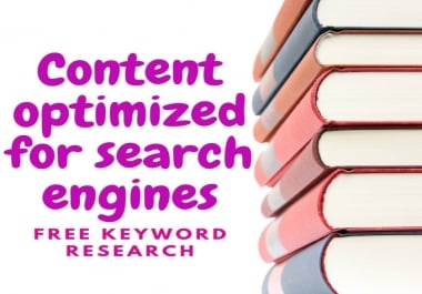 I will write 5x500 word unique SEO web site content for you
