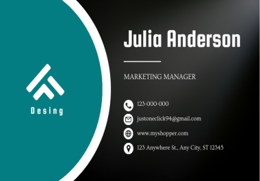 I will create professional Business Card in 24Hours