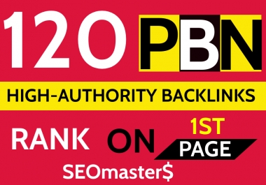 120 Permanent PBN DR 60 High Authority Homepage Backlinks - 2023 Highly Recommended