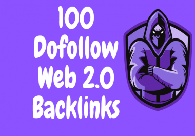I will do 100 contextual dofollow web 2.0 blogs SEO backlinks service