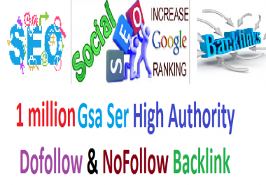 i will Build 1million Gsa Ser High Authority Do-follo...