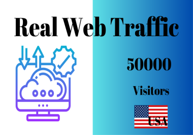 50000 USA Web Traffic from Google. com Organic Custom Keywords