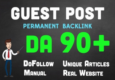 Manually Write & publish Guest blog on da 90+ high authority blogs with quality backlinks