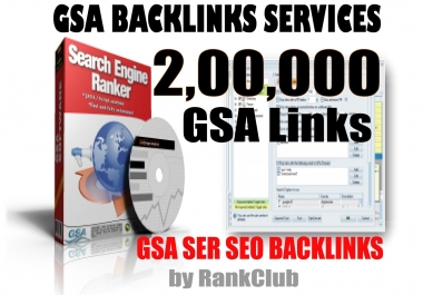 200K GSA SER Unique Backlinks Multi-level Tier for Fast Ranking