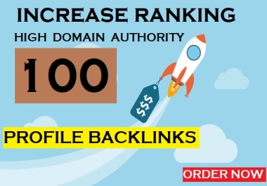 Create Manual 100 high domain authority DA80+ usa dofollow profile SEO backlinks