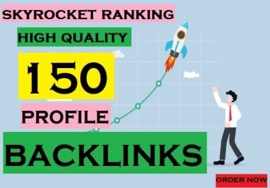 Manual 150 high quality profile backlinks with high DA30-100 SEO Link-Building