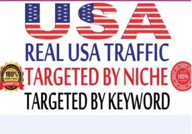 Real USA,  traffic niche targeted from google