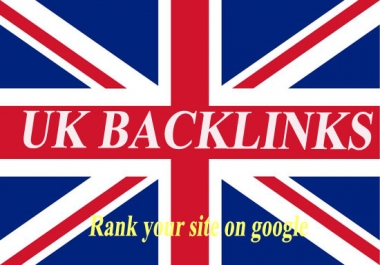 Create 20 UK & 30+high pr seo dofollow backlinks