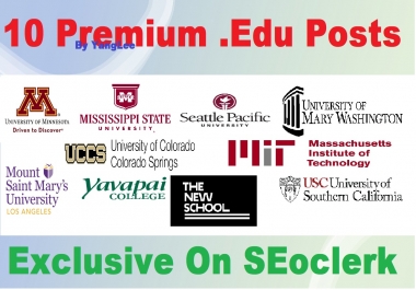 10X Premium Edu Guest Posts On Top Notch University DA70-95+