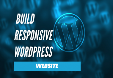 I will build a modern wordpress website with a unique web design