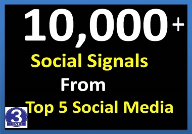 TOP 5 Best Social Media Sites 10,520+Mixed Social Signals Help To Increase Website SEO Ranking