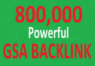 i Build 800,000 Gsa Ser backlink To improve Google Ra...