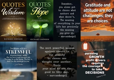 I will design motivational or inspirational quotes for Instagram