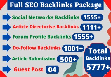 5777+ Dofollow,  Profile,  Wiki,  Forum,  Submission Social,  Mix Backlinks