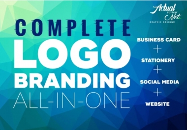 I will do a complete logo design branding for your business