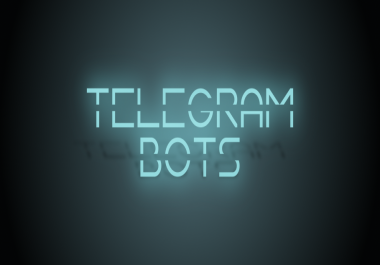 Telegram bot according to your technical specifications of any volume