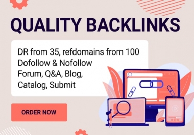 I will manual placement of quality backlinks