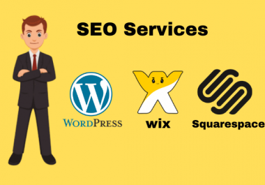 I will Give Seo Services For Wix,  Square Space and Wordpress Websites