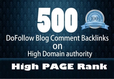create 500 high da authorithy backlinks manually seo link, building