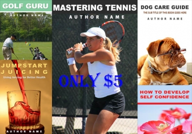 I will do professional book cover or ebook cover design