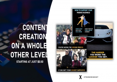 We make content for your social media on a whole other level