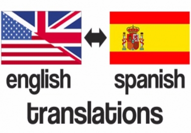 I can translate any text from English to Spanish.