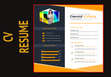 i will create or edit professional CV or RESUME