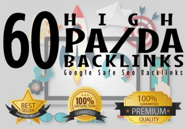 I will Boost Your Google SEO Ranking With 60+High Authority DA Backlinks