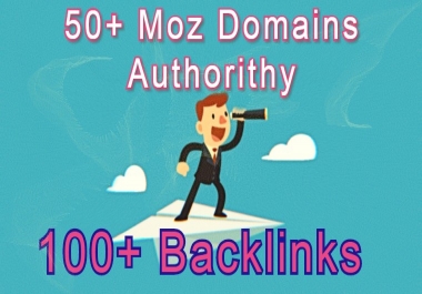 100 Manually Backlinks From Moz DA 50 Trusted Domains