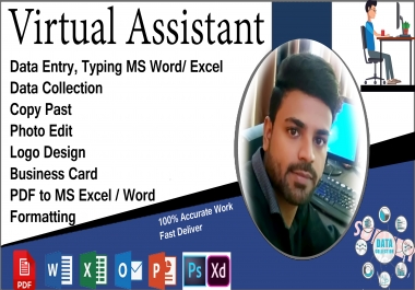 I will do very good work in design,  data entry and copy paste in a very short time.