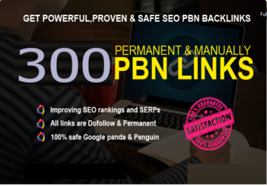 Get Powerfull 300 Primium Backlink with High DA/PA on your Homepage with unique website