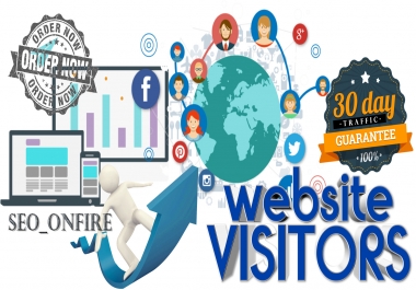 Drive 45,000 real and unique Web traffic Targeted or worldwide