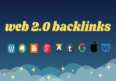 build 30 web 2 0 backlinks for seo ranking