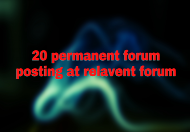 i will provide 15 relevant forum posts