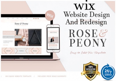 I will design or redesign responsive wix website
