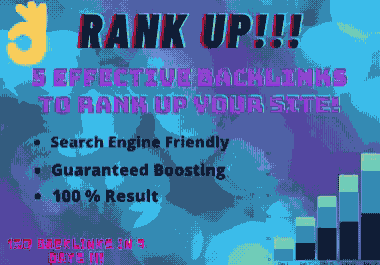 Get on the Google first page by 100 working backlinks on reputated sites.