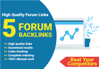 5 high quality forum posting for your website