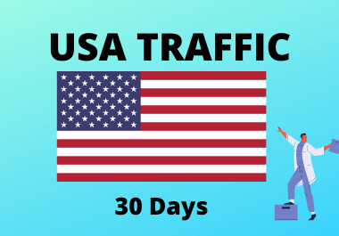 30 day traffic from USA united state of america for 1 month country targeted traffic