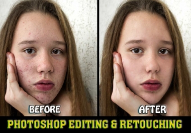 I will do professional Photoshop Editing and Photo Retouching