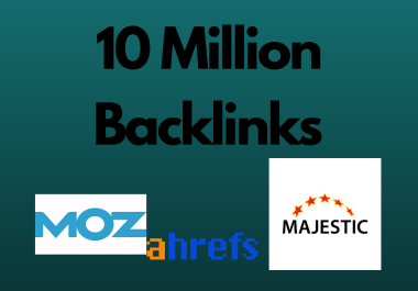 10 Million Dofollow GSA SER backlinks for websites,  videos,  Channels,  Products and online stores