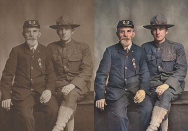 We will colorize your black and white photos