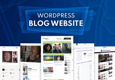 I will build a Responsive WordPress Website Design or Blog