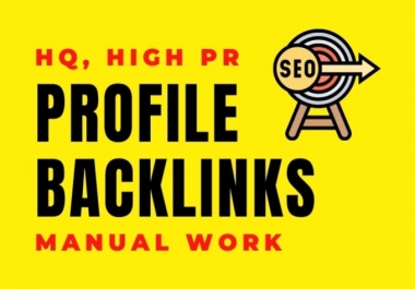 40 SEO Profile Backlinks on High DA 50 to DA 70