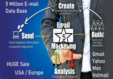 I will give email marketing database email list