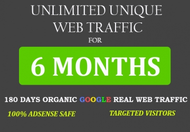 Drive UNLIMITED UNIQUE QUALITY web Traffic