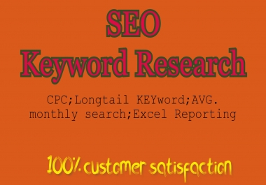 KW Competition Research & 30 white hat brainstormed Keyword will be provided to rank your site