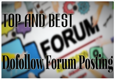 10 High Quality Forum Posting For Real Trafflc and Rank
